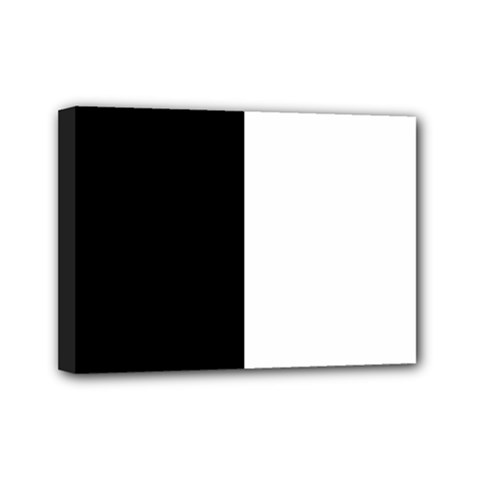 Black And White Mini Canvas 7  X 5  by Valentinaart