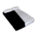 Black and White Fitted Sheet (Full/ Double Size) View2