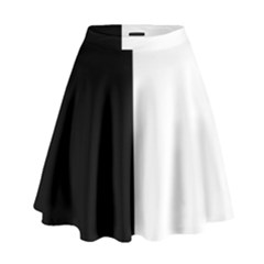 Black And White High Waist Skirt by Valentinaart