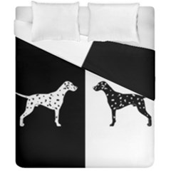 Dalmatian Dog Duvet Cover Double Side (california King Size) by Valentinaart