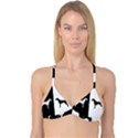 Dalmatian dog Reversible Tri Bikini Top View3