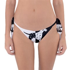 Dalmatian Dog Reversible Bikini Bottom