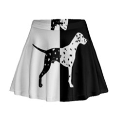 Dalmatian Dog Mini Flare Skirt by Valentinaart