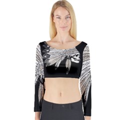 Indian Chef  Long Sleeve Crop Top