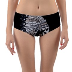 Indian Chef  Reversible Mid-Waist Bikini Bottoms