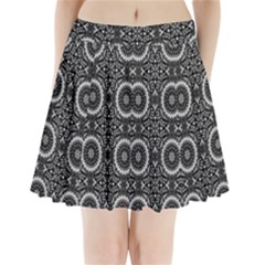 Oriental Pattern Pleated Mini Skirt by ValentinaDesign