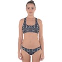 Oriental pattern Cross Back Hipster Bikini Set View1