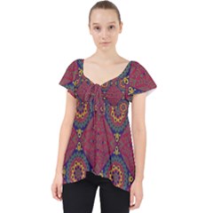 Oriental Pattern Dolly Top