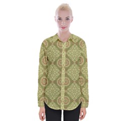 Oriental Pattern Womens Long Sleeve Shirt