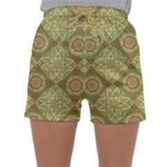 Oriental Pattern Sleepwear Shorts by ValentinaDesign