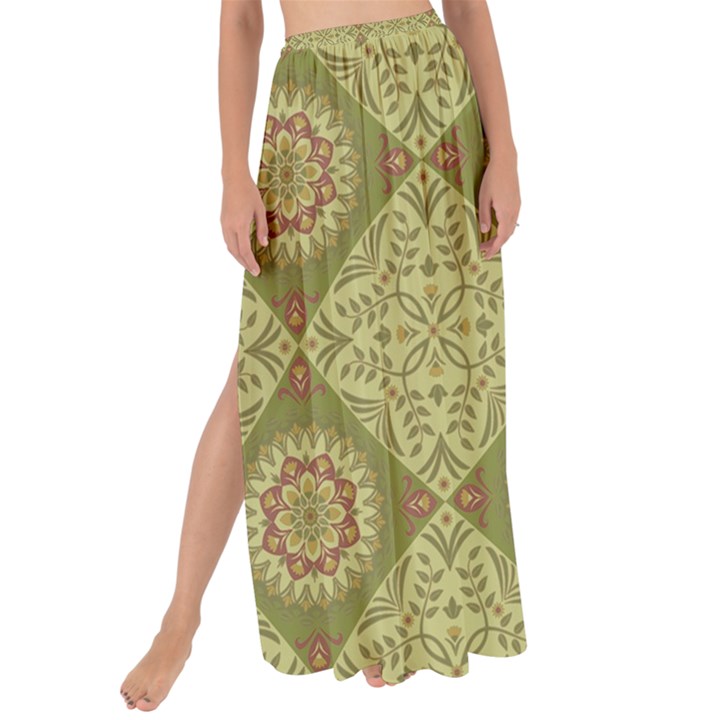 Oriental pattern Maxi Chiffon Tie-Up Sarong