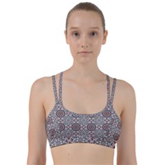 Oriental Pattern Line Them Up Sports Bra