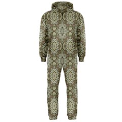 Oriental Pattern Hooded Jumpsuit (men)  by ValentinaDesign