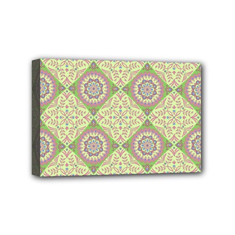 Oriental Pattern Mini Canvas 6  X 4  by ValentinaDesign