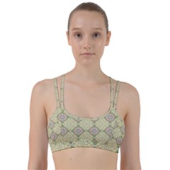 Oriental Pattern Line Them Up Sports Bra