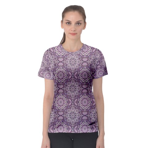 Oriental Pattern Women s Sport Mesh Tee by ValentinaDesign