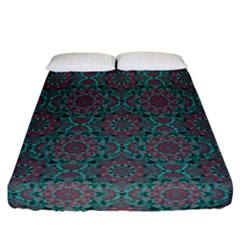 Oriental Pattern Fitted Sheet (california King Size)