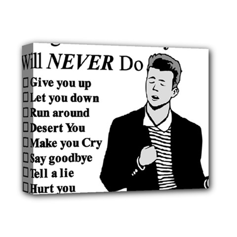 Rick Astley Deluxe Canvas 14  X 11  by Powwow