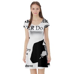 Rick Astley Short Sleeve Skater Dress by Powwow