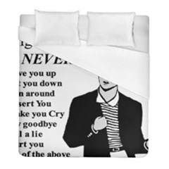 Rick Astley Duvet Cover (full/ Double Size) by Powwow