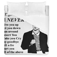 Rick Astley Duvet Cover (queen Size) by Powwow