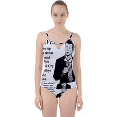 Rick Astley Cut Out Top Tankini Set