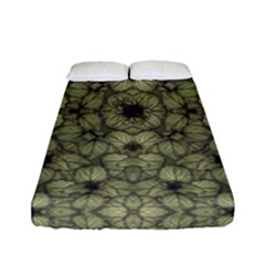 Stylized Modern Floral Design Fitted Sheet (full/ Double Size) by dflcprints