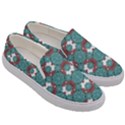 Colorful Geometric Graphic Floral Pattern Men s Canvas Slip Ons View3