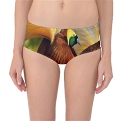 Birds Paradise Cendrawasih Mid-waist Bikini Bottoms