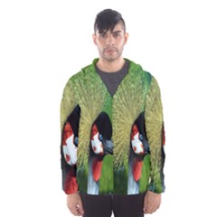 Bird Hairstyle Animals Sexy Beauty Hooded Wind Breaker (men)