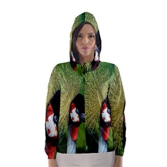 Bird Hairstyle Animals Sexy Beauty Hooded Wind Breaker (women) by Mariart