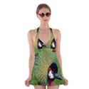 Bird Hairstyle Animals Sexy Beauty Halter Swimsuit Dress View1