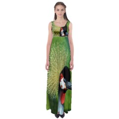 Bird Hairstyle Animals Sexy Beauty Empire Waist Maxi Dress by Mariart