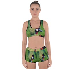 Bird Hairstyle Animals Sexy Beauty Racerback Boyleg Bikini Set by Mariart