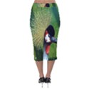 Bird Hairstyle Animals Sexy Beauty Velvet Midi Pencil Skirt View2