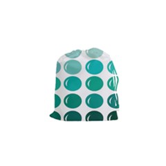 Bubbel Balloon Shades Teal Drawstring Pouches (xs)  by Mariart