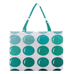 Bubbel Balloon Shades Teal Medium Tote Bag by Mariart