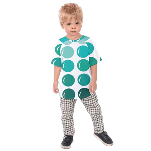 Bubbel Balloon Shades Teal Kids Raglan Tee by Mariart