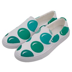 Bubbel Balloon Shades Teal Men s Canvas Slip Ons