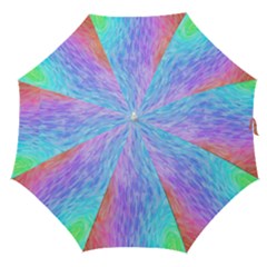 Aurora Rainbow Orange Pink Purple Blue Green Colorfull Straight Umbrellas by Mariart