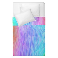 Aurora Rainbow Orange Pink Purple Blue Green Colorfull Duvet Cover Double Side (single Size) by Mariart