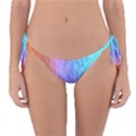 Aurora Rainbow Orange Pink Purple Blue Green Colorfull Reversible Bikini Bottom View1