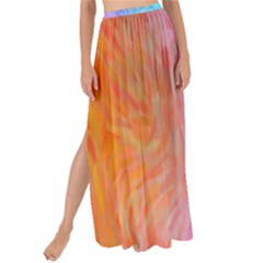 Aurora Rainbow Orange Pink Purple Blue Green Colorfull Maxi Chiffon Tie-up Sarong