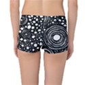 Circle Polka Dots Black White Reversible Boyleg Bikini Bottoms View4