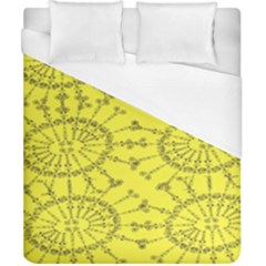 Yellow Flower Floral Circle Sexy Duvet Cover (california King Size) by Mariart