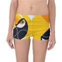 Cute Toucan Bird Cartoon Yellow Black Boyleg Bikini Bottoms View1