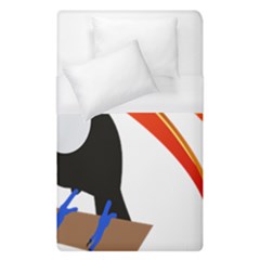 Cute Toucan Bird Cartoon Fly Duvet Cover (single Size)