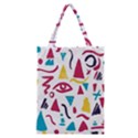 Eye Triangle Wave Chevron Red Yellow Blue Classic Tote Bag View1