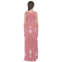 Flower Floral Leaf Pink Star Sunflower Empire Waist Maxi Dress View2