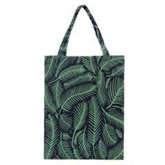 Coconut Leaves Summer Green Classic Tote Bag by Mariart